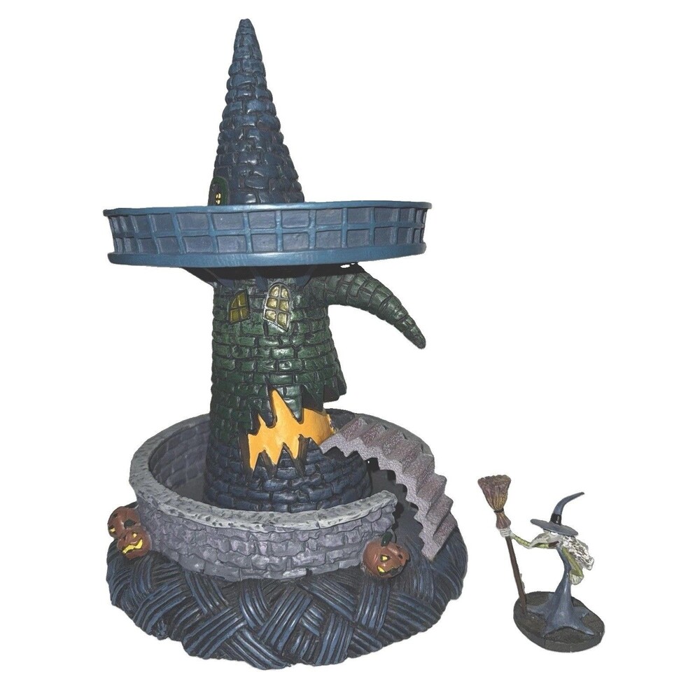 Hawthorne Village Witch House Nightmare Before Christmas 2 Piece Set